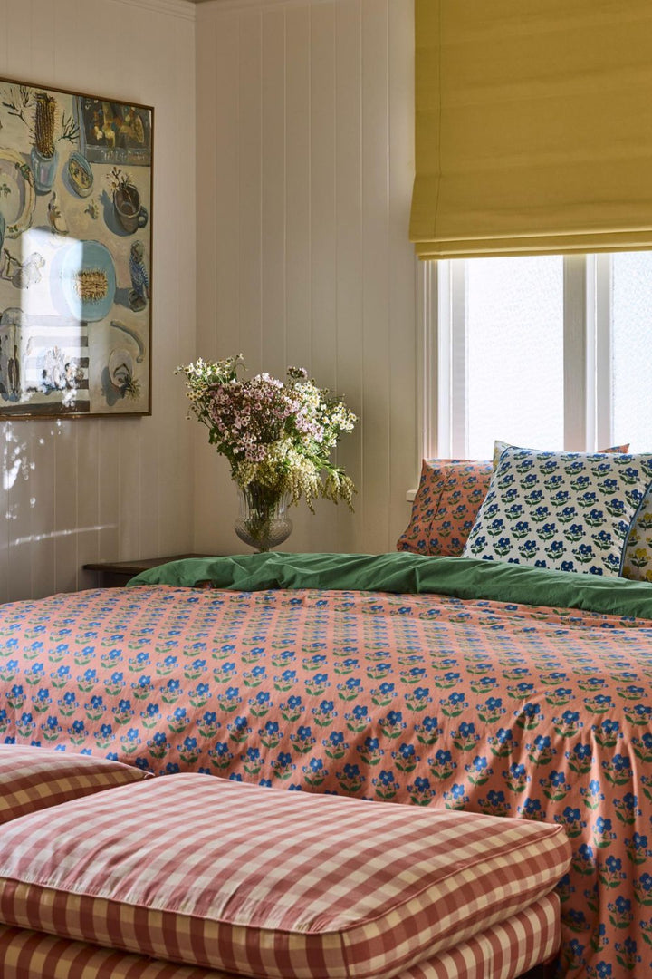 Kip&Co x Anna Spiro Indian Summer Rose Organic Cotton Quilt Cover