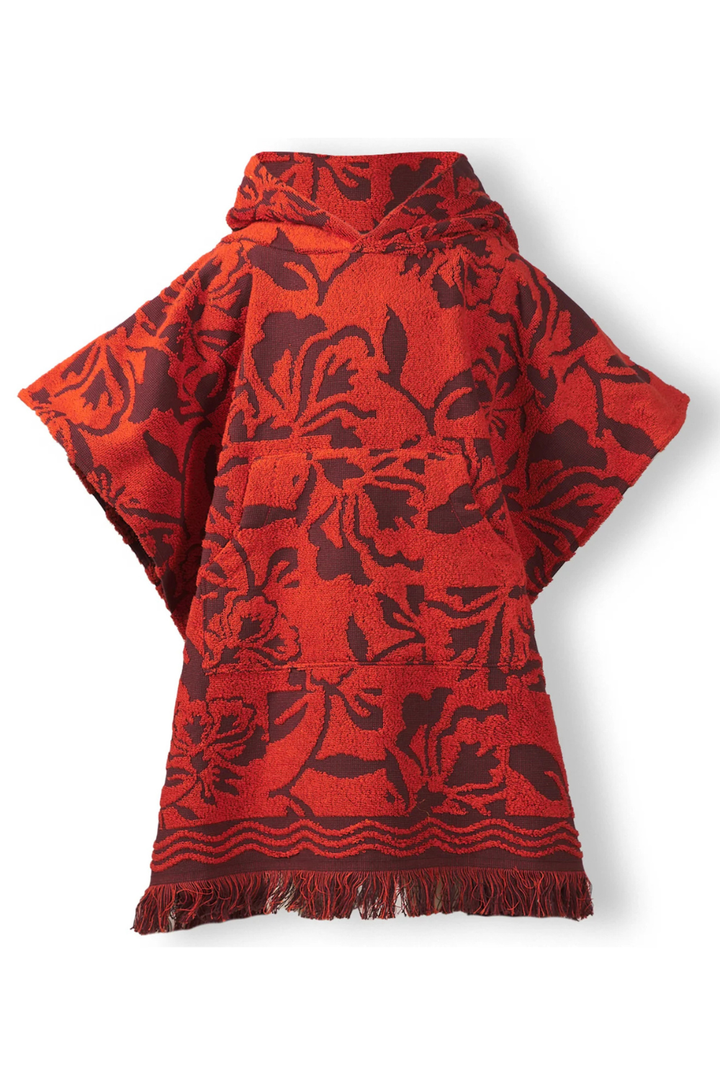 Rosalia Kids Hooded Towel - Flame