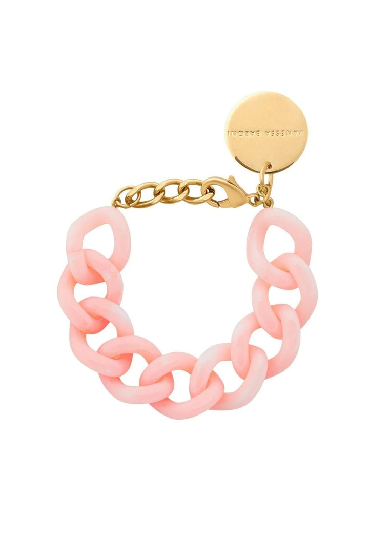 Flat Chain Bracelet Peach Sorbet