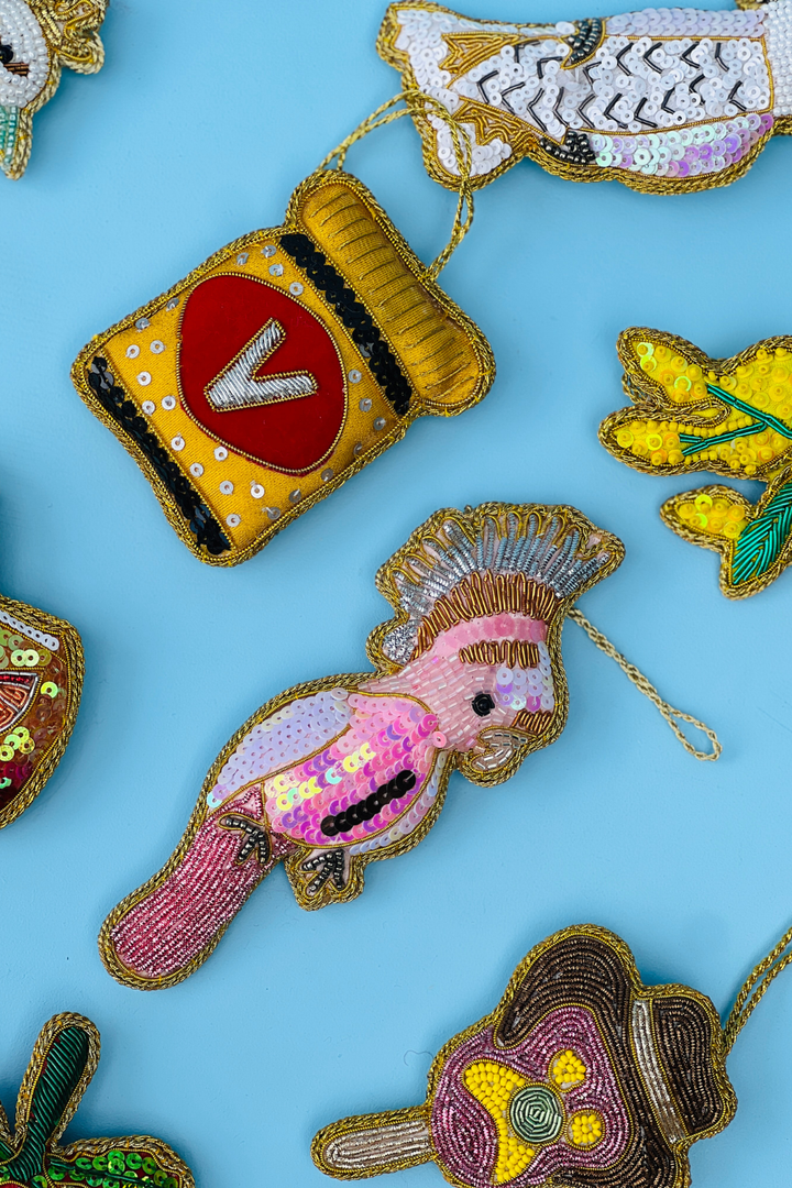 Galah Sequin Hanging Decoration