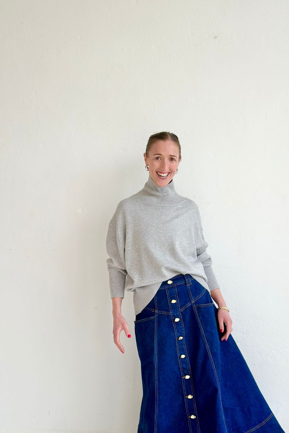 Coco Roll Neck - Grey