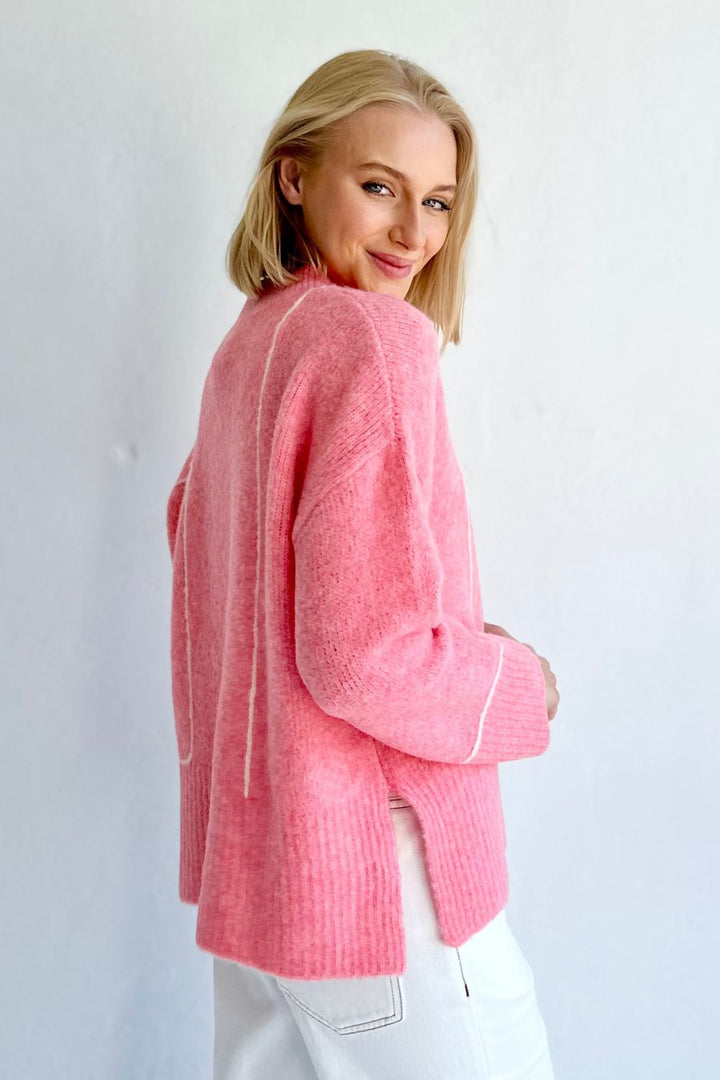 Cocoon Knit- Melon