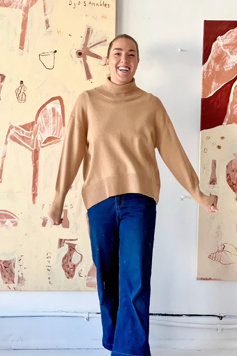Coco Roll Neck - Tan