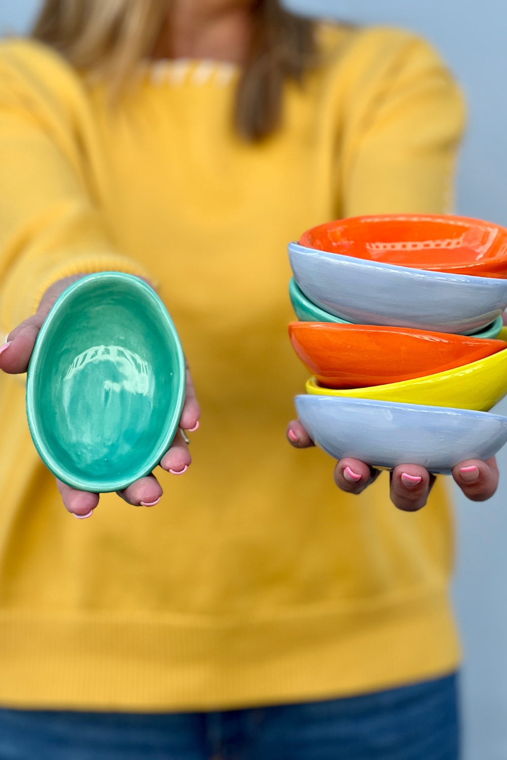 OVAL SPICE DISH FLAMINGO