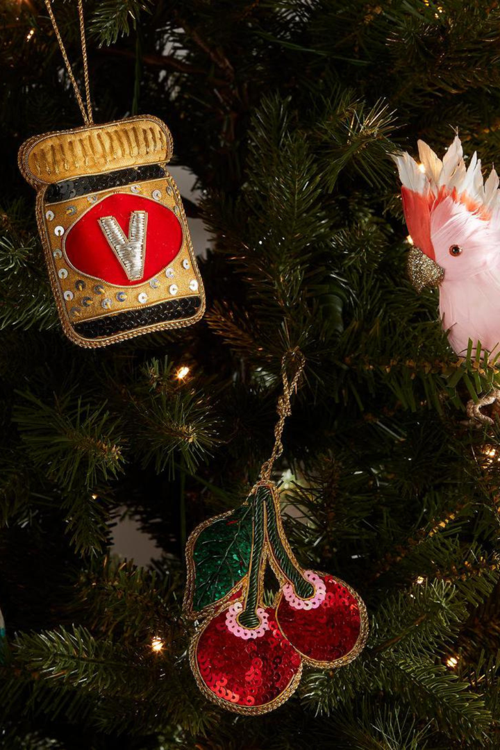 Vegemite Sequin Tree Decoration