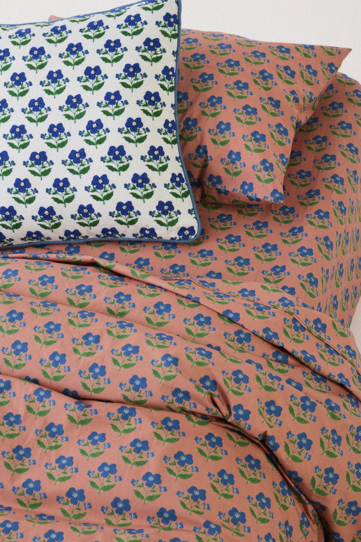 Kip&Co x Anna Spiro Indian Summer White Embroidered Cushion One Size