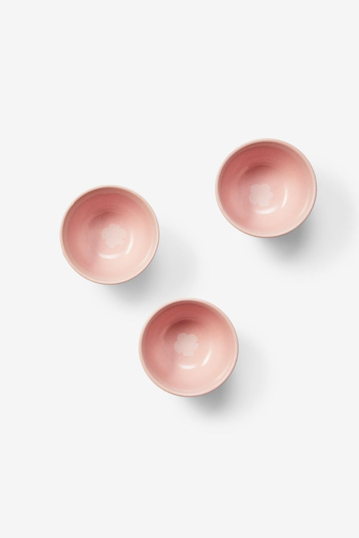 Jardin Pink Small Bowl (set of 3)