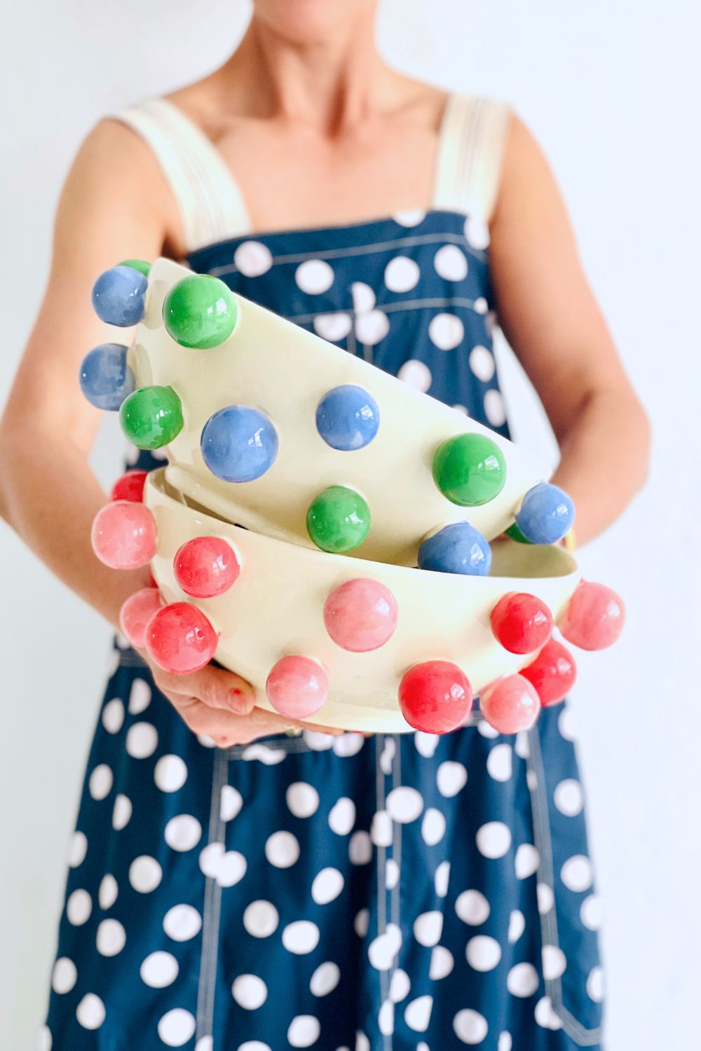 Bubble Bowl-Blue and Green
