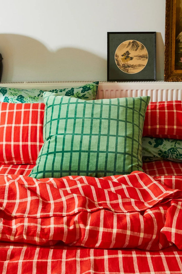 Remi Velvet Cushion - Emerald