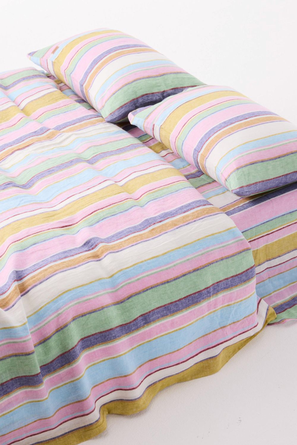 Tangier Days Linen Quilt Cover QUEEN