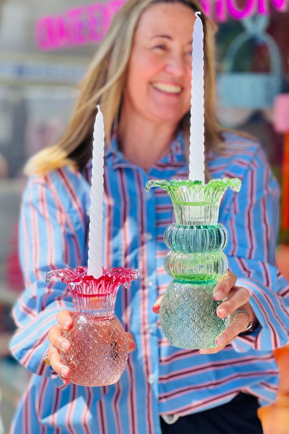 Green Pineapple  Stick Holder