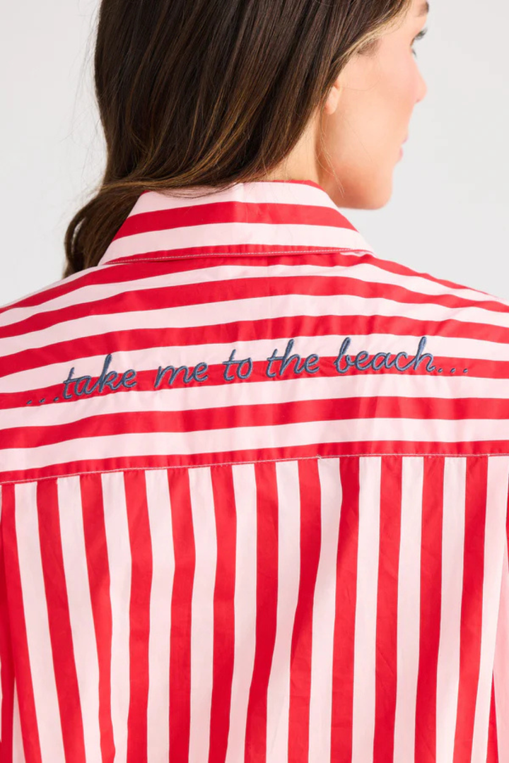 Adrift Shirt - Red Stripe