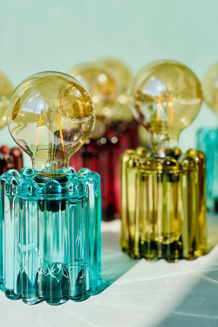 Pixie Glass Bulb Light - Gold