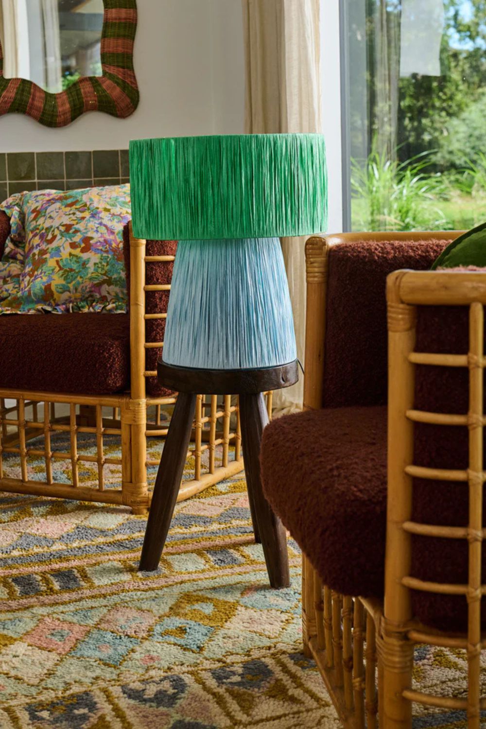 MAUI RAFFIA LAMP