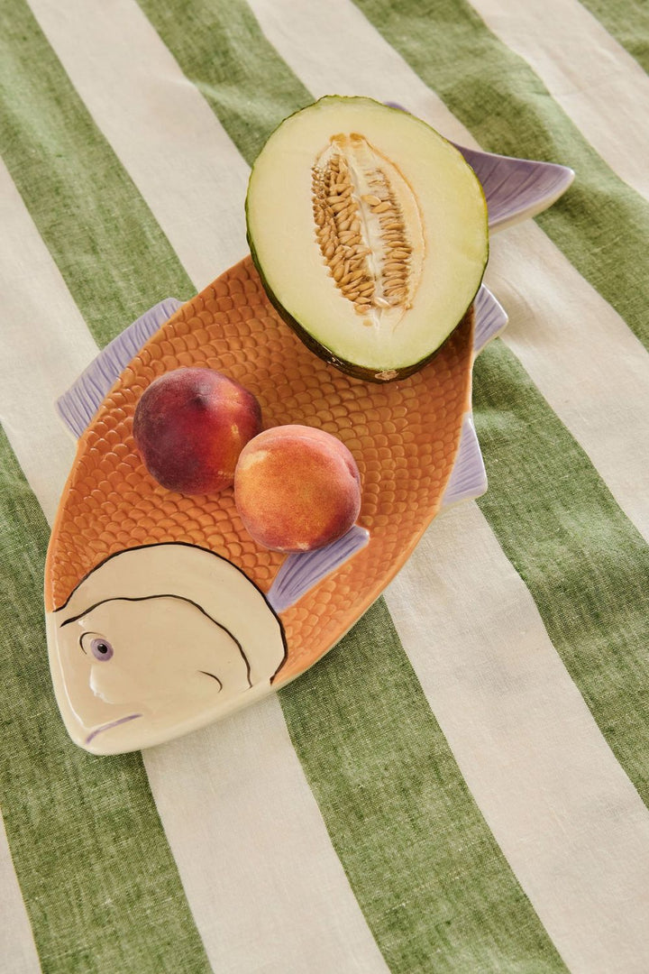 FIJI FISH SERVING DISH
