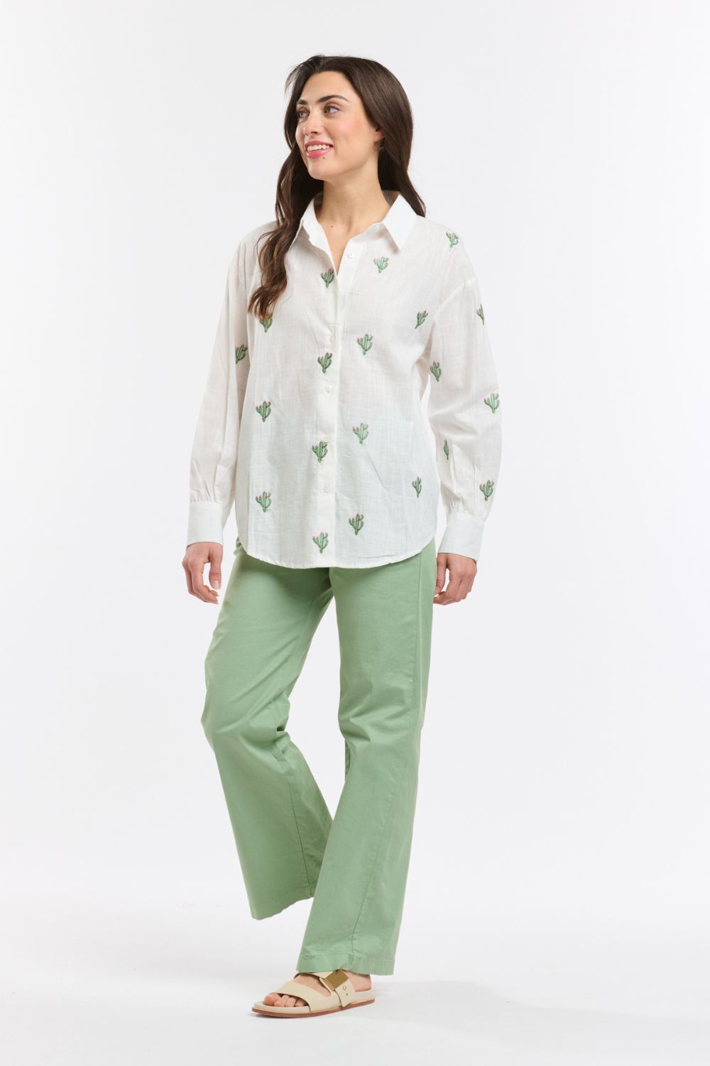 Cactus Shirt White