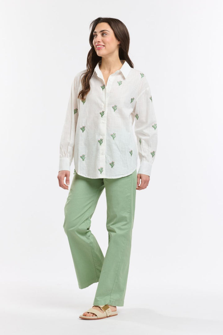 Cactus Shirt White