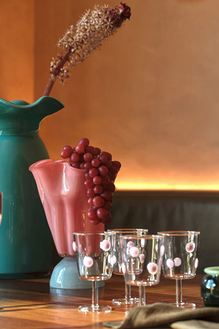 Pink Glass Valentina Vase