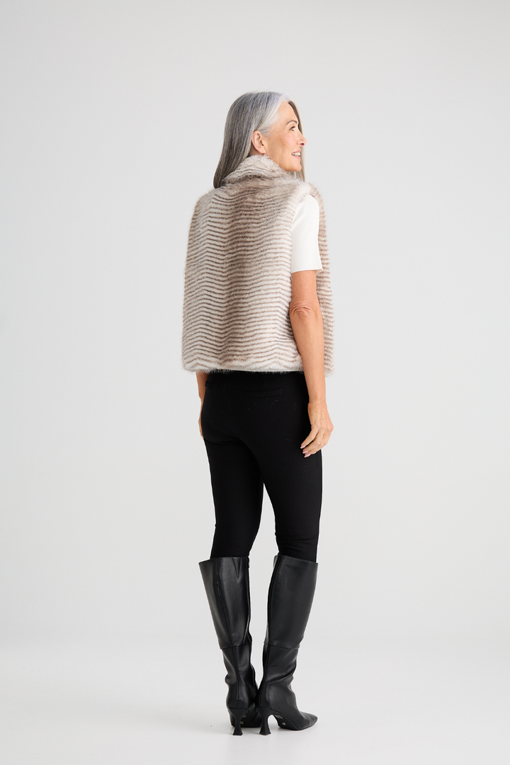 Zee Fur Best Grey Stripe