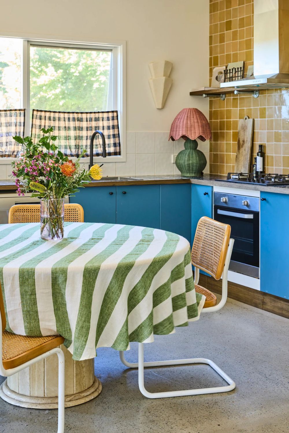 MOSS STRIPE TABLECLOTH