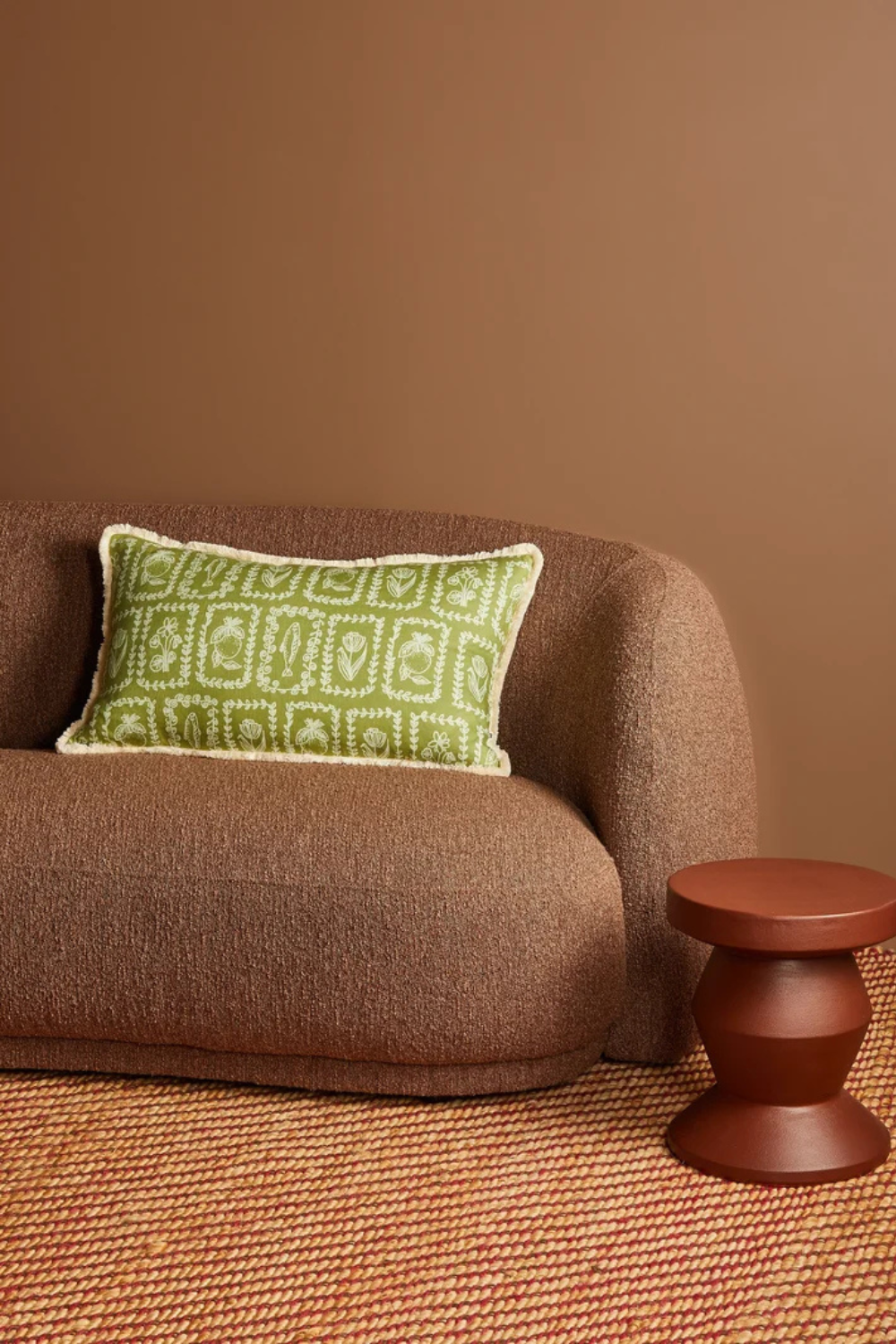 Petra Sage Linen Cushion
