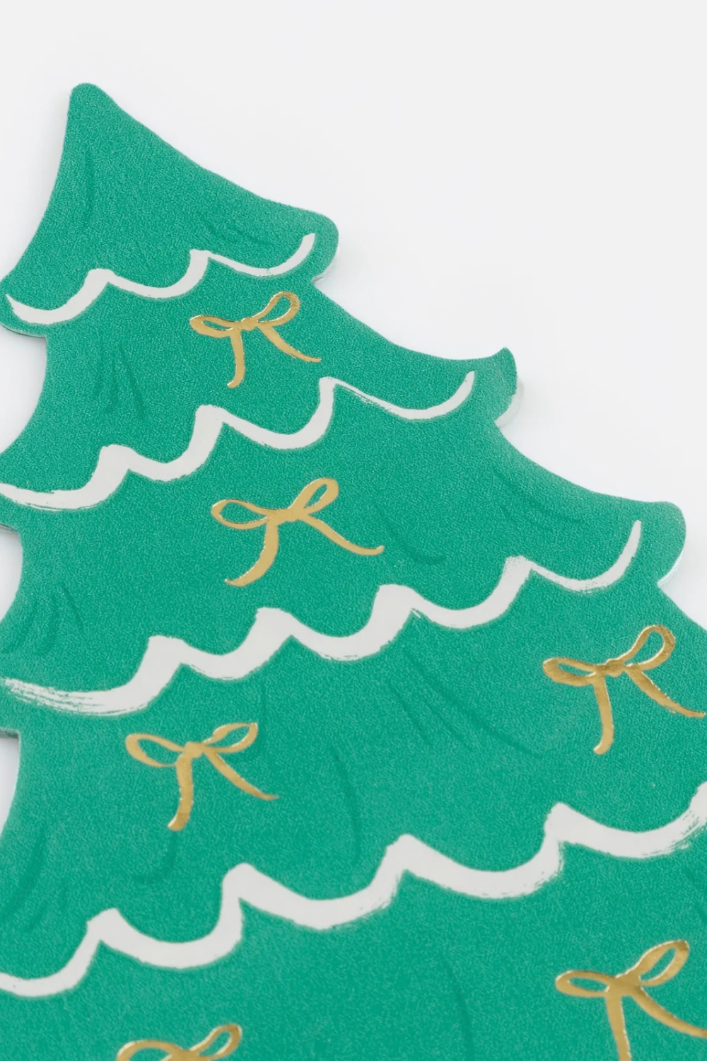 Christmas Tree with Bow Napkins