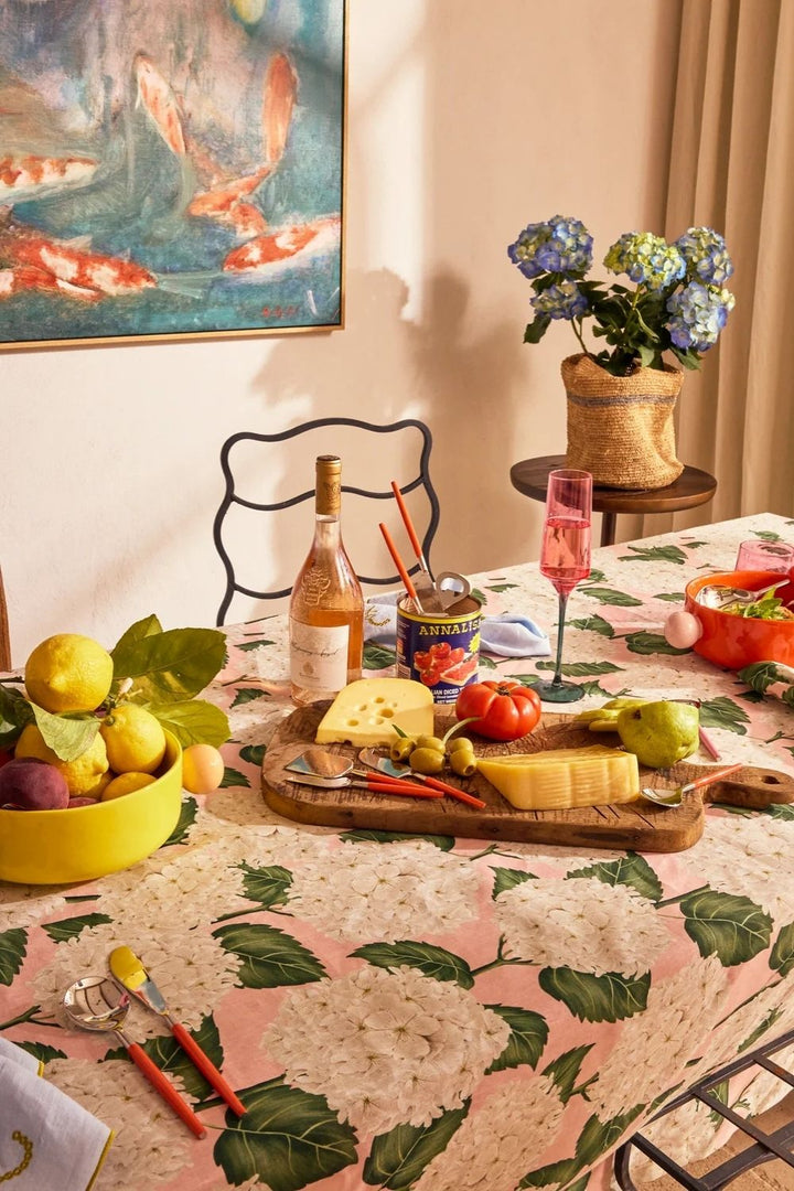 Hydrangea Pink Tablecloth