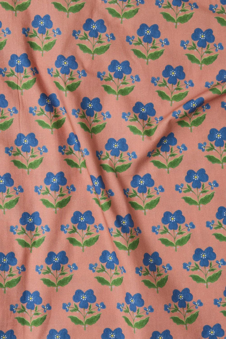 Kip&Co x Anna Spiro Indian Summer Rose Organic Cotton Fitted Sheet