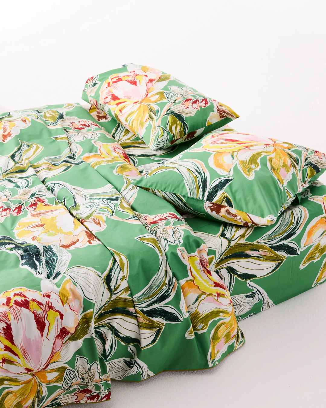 Somerset Green Organic Cotton Quilt Cover