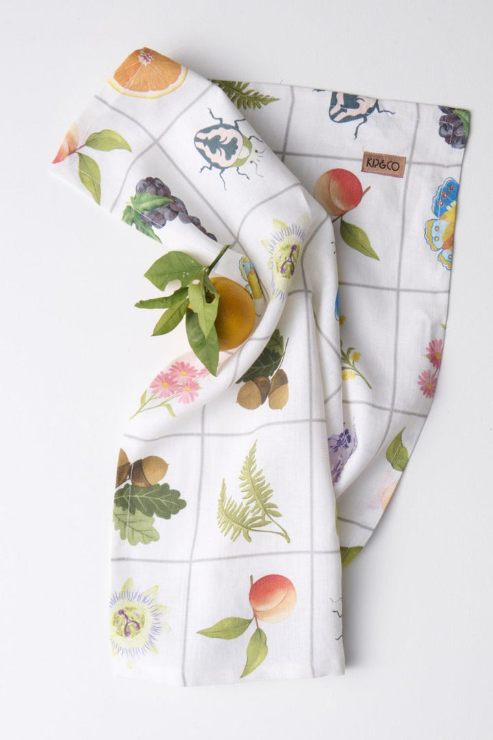 Prairie Linen Tea Towel One Size
