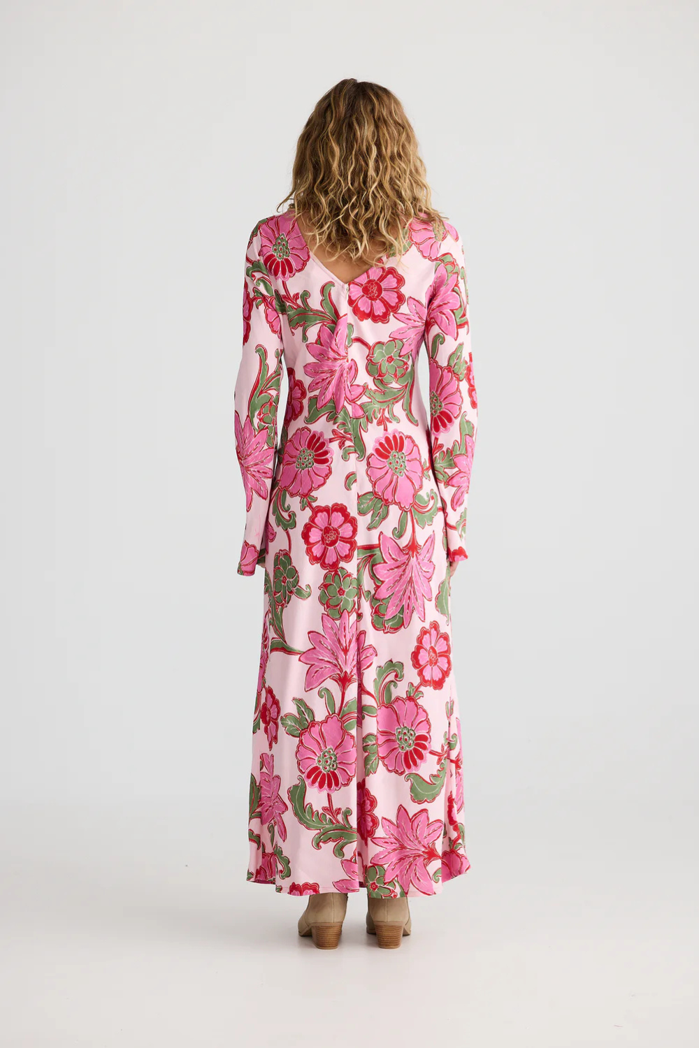 Stardust Maxi Dress - Pink Ibiza