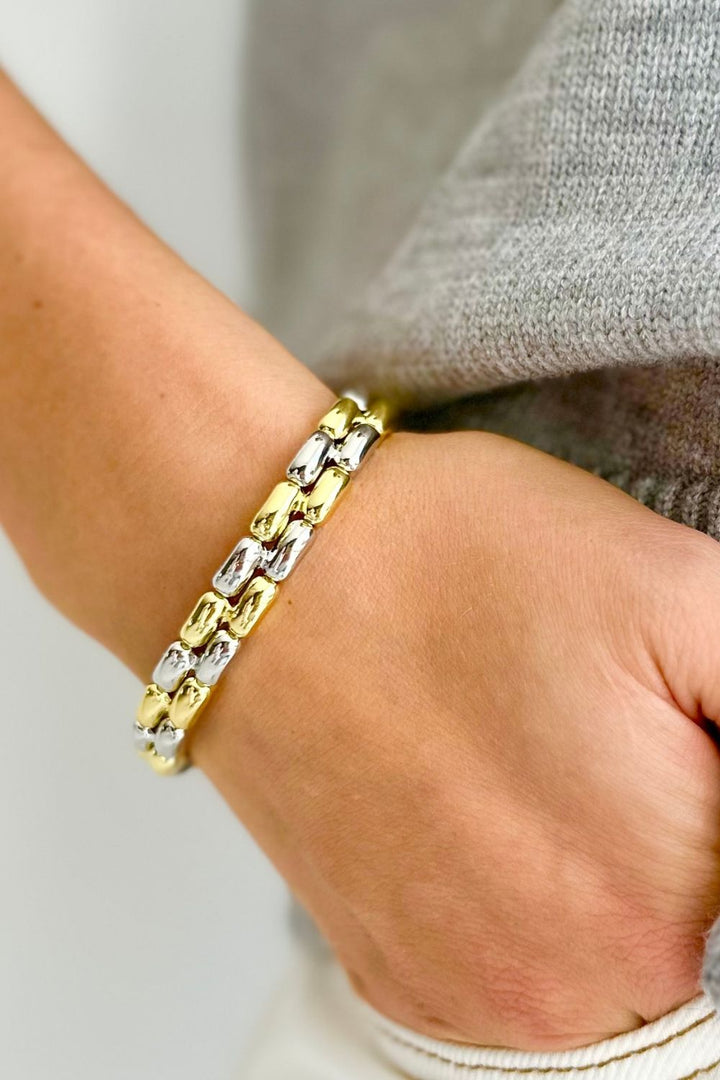 Chain bracelet - Gold and Silver
