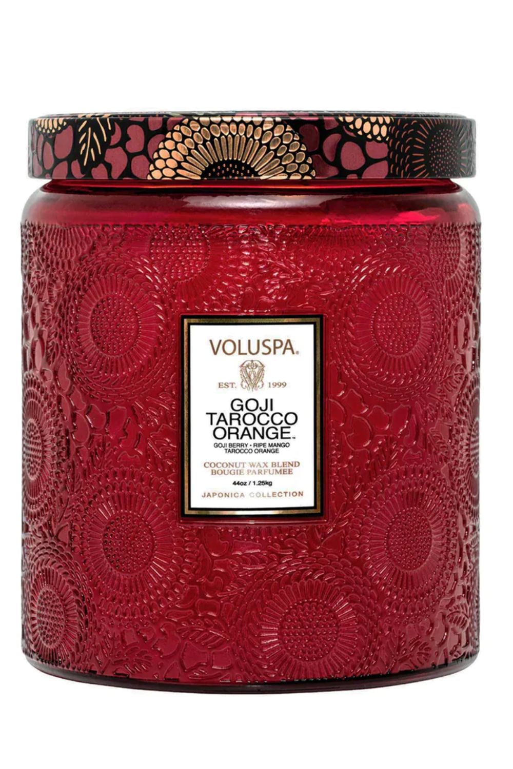 VOLUSPA GOJI TAROCCO ORANGE 140hr CANDLE + LID