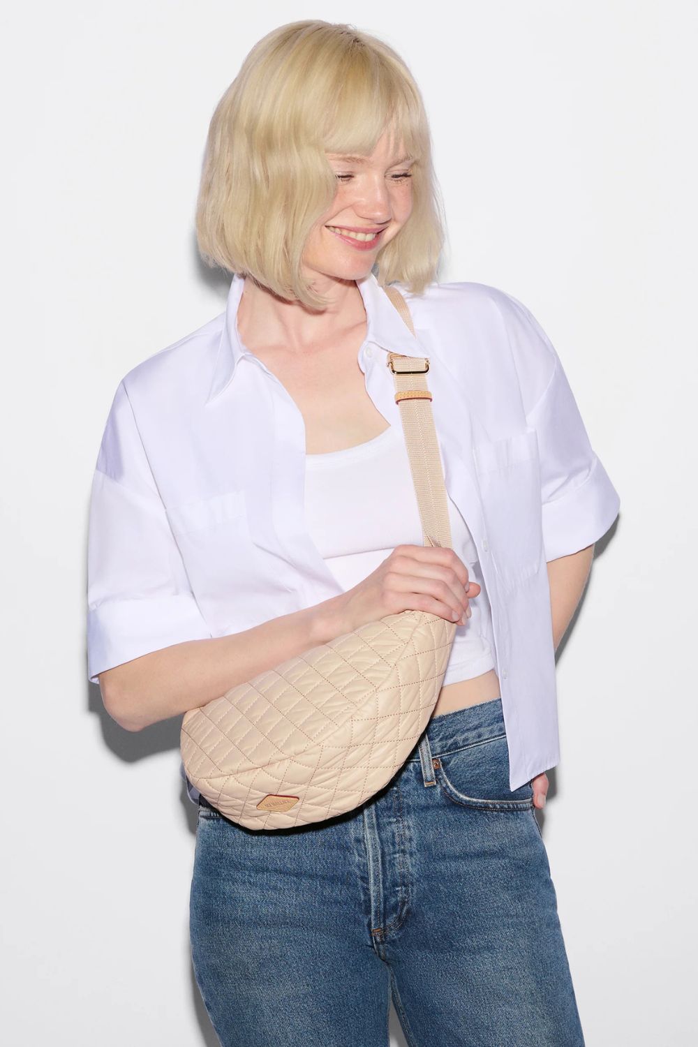 Buff Small Metro Smile Bag