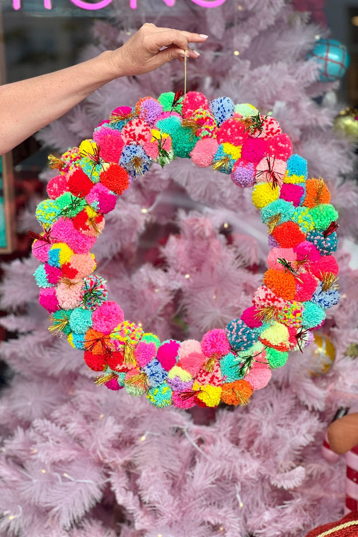POM POM WREATH