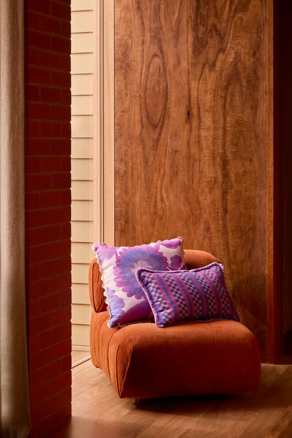 Dahlia Violet 60cm Cushion