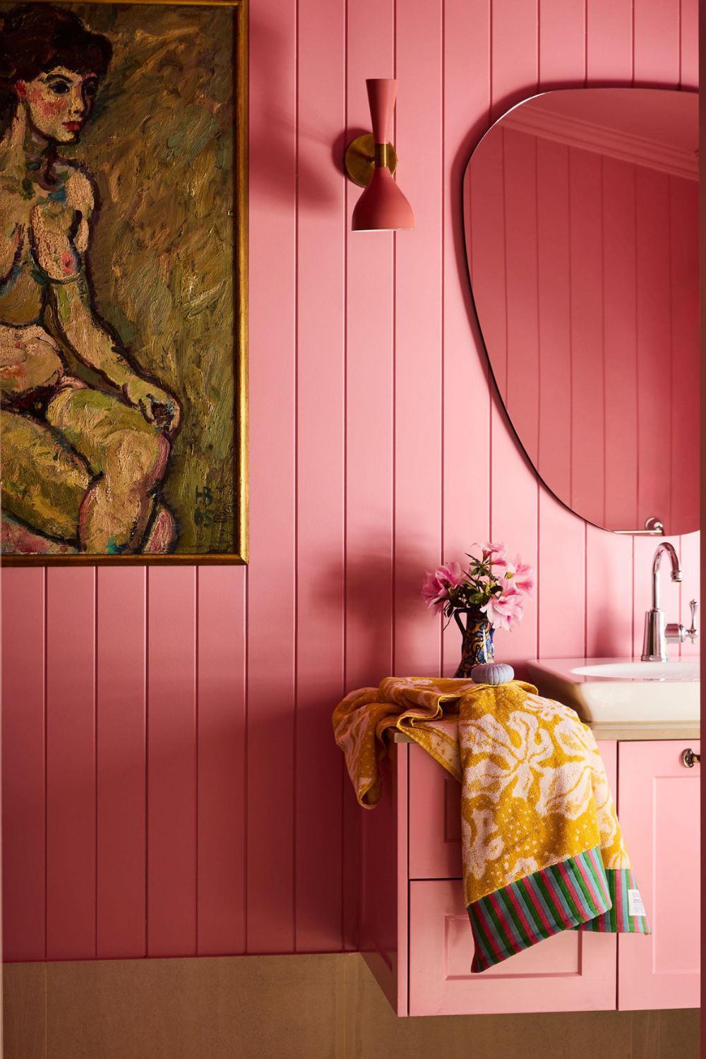 Kip&Co x Anna Spiro Elsternwig Fig Terry Bath Sheet 175 x 95 cm