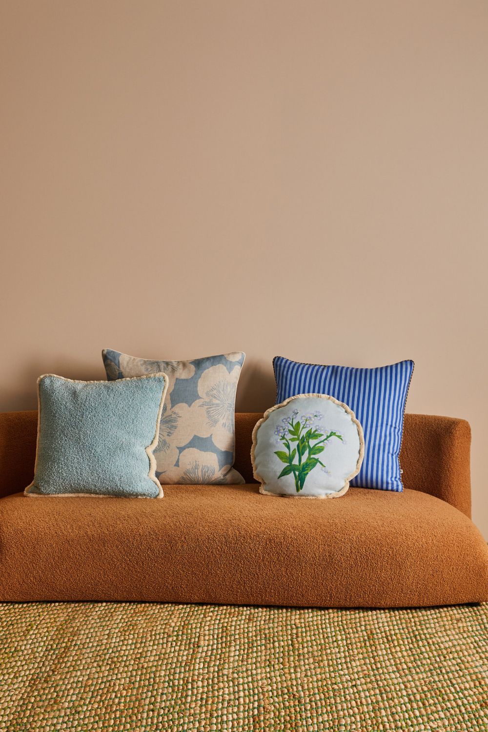 Grain Blue 50cm Cushion