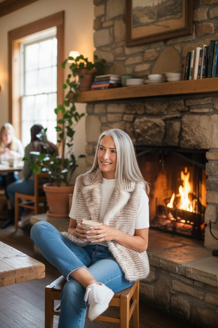 Zee Fur Best Grey Stripe