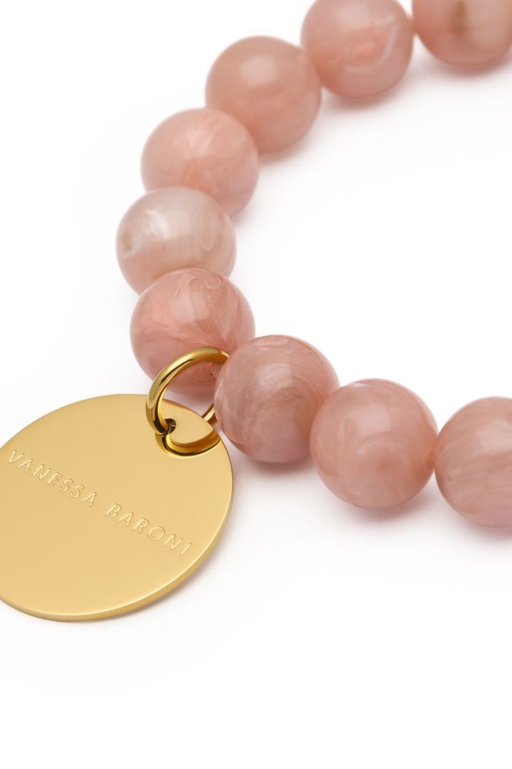 Mini Beads Flex Bracelet Blush Marble