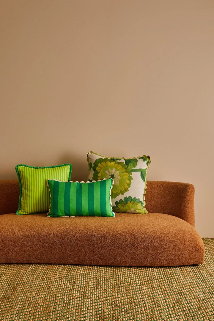 Dahlia Green 60cm Cushion