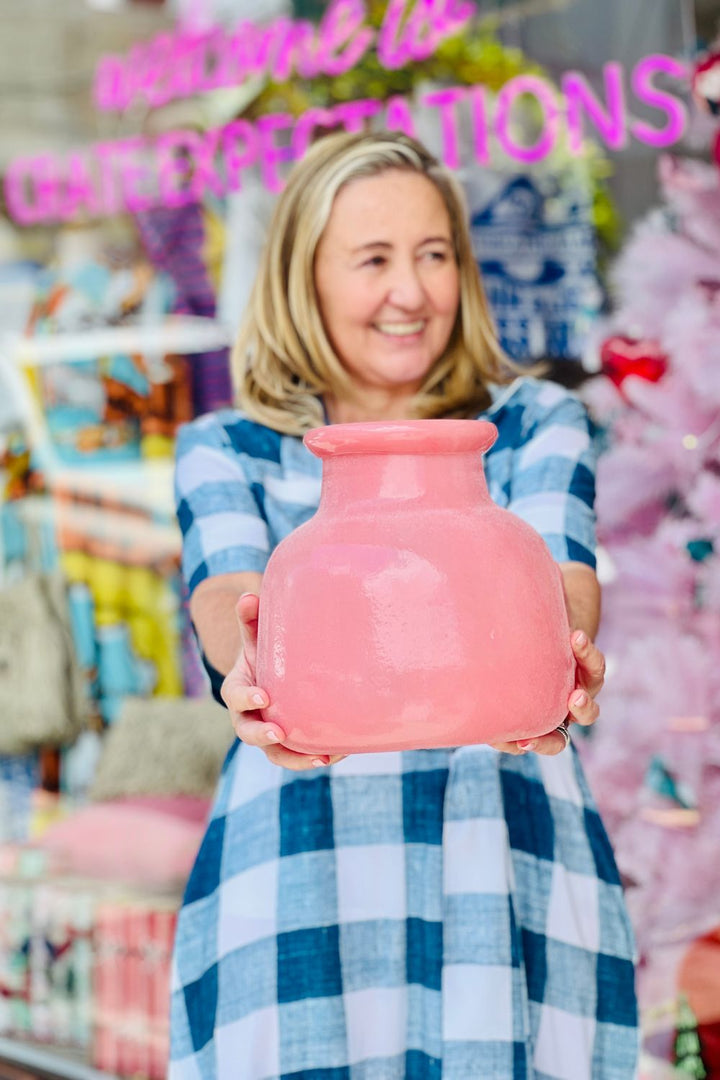 Byron Vase Round - ROSE