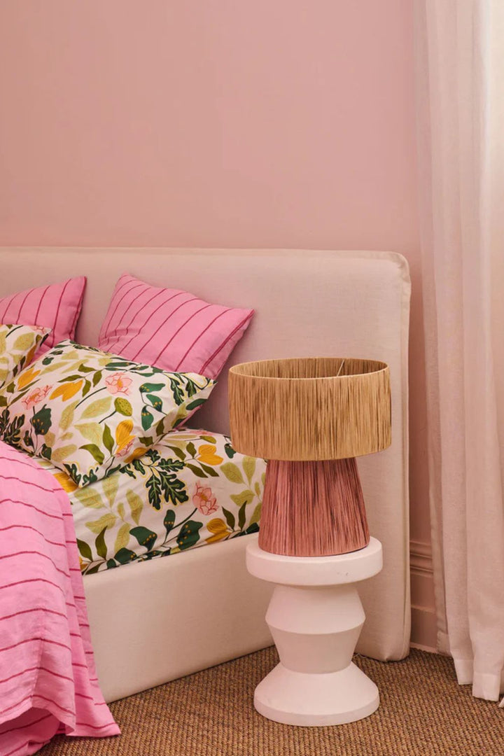 SASSAFRAS RAFFIA LAMP