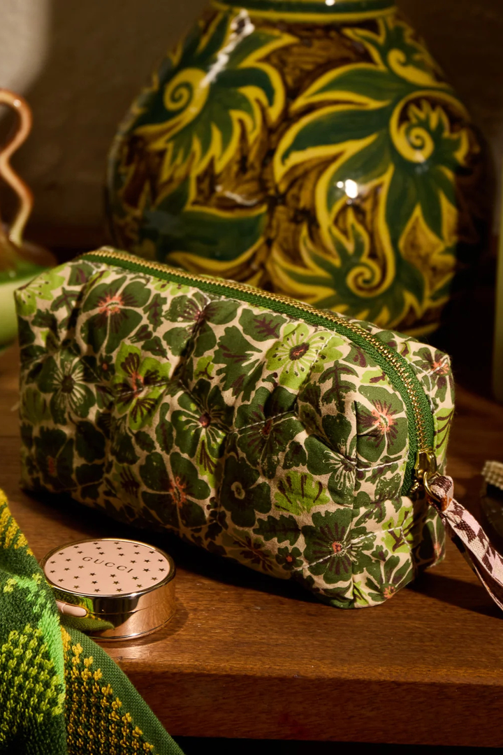 Magnolia Travel Pouch - Cactus Green