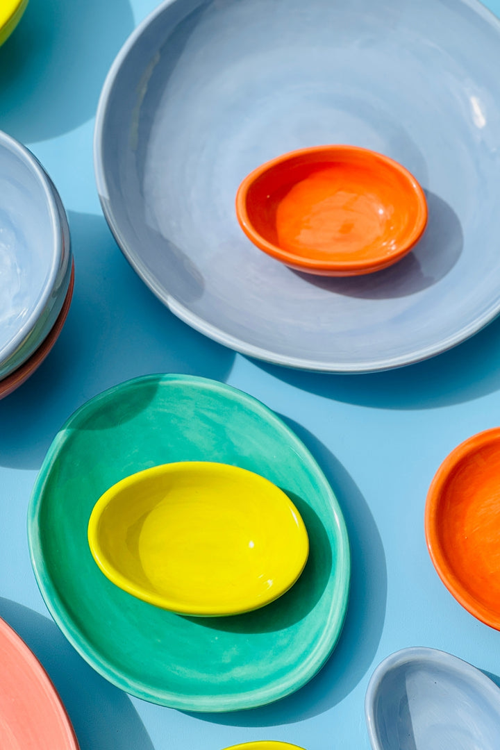 OVAL SPICE DISH FLAMINGO