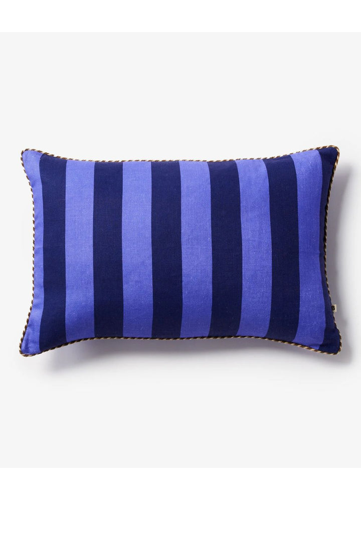 Bold Stripe Navy 60x40cm Cushion