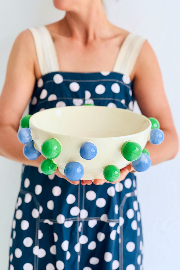 Bubble Bowl-Blue and Green