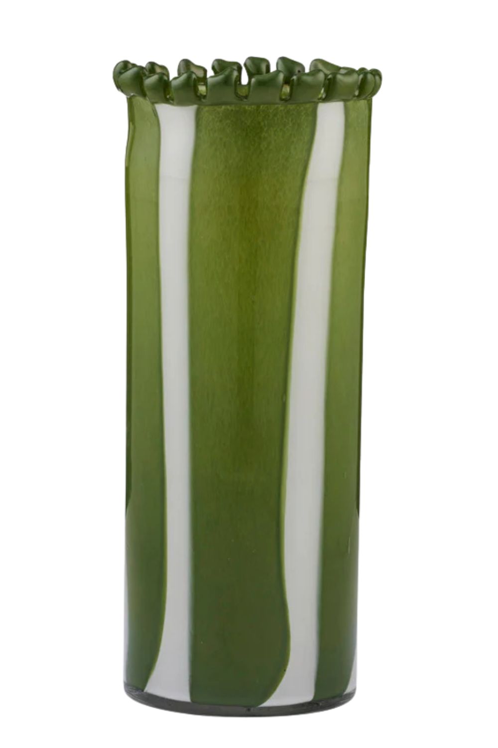 Pettine Stripe Glass Vase Tall - Crate Expectations
