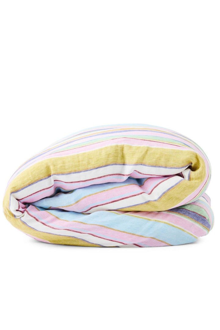 Tangier Days Linen Quilt Cover QUEEN