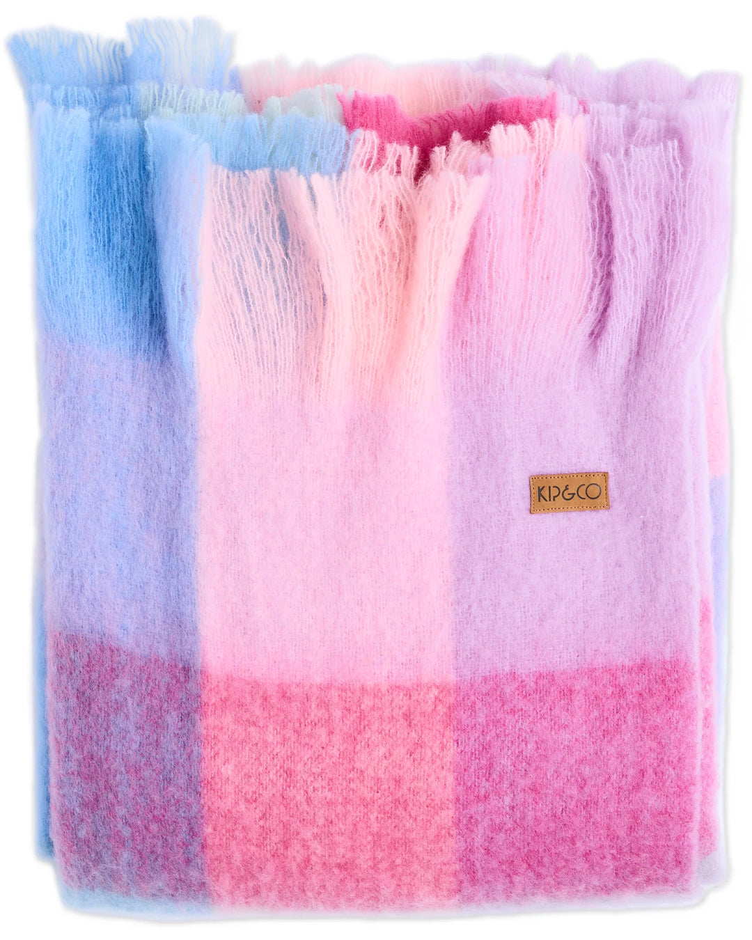 Candy Clouds Tartan Cosy Blanket